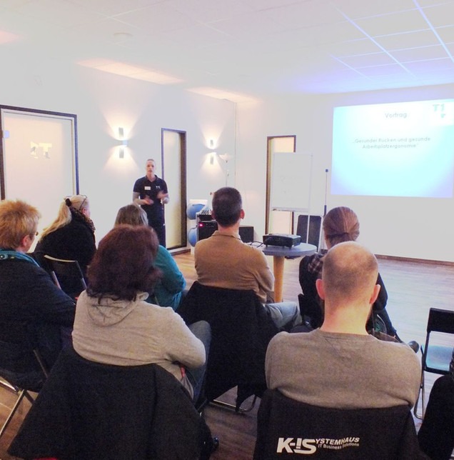 Workshop-Situation zur Umsetzung gesundheitsfördernder Maßnahmen